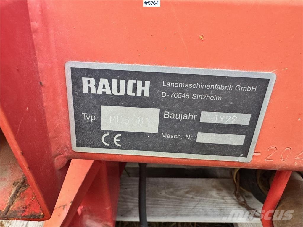 Rauch MDS 81 Drillmaschinen