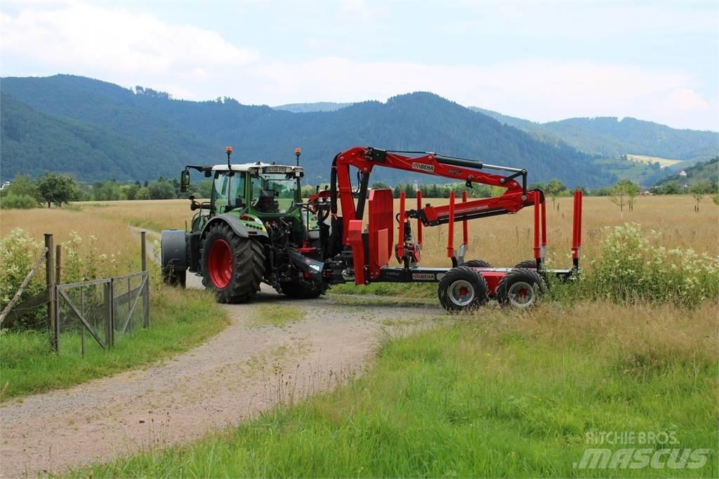 Beha V1200 mit 8870 Forstanhänger