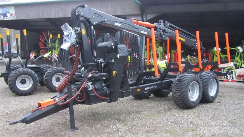 BMF 14T2 + 850 HP Forstanhänger