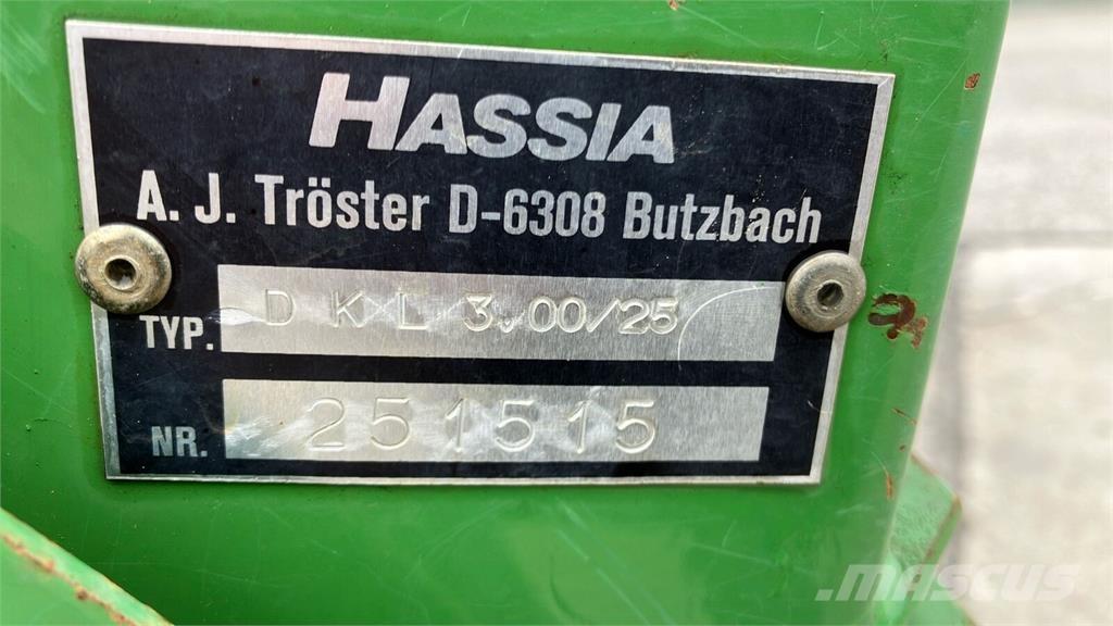 Hassia DKL 3.00/25 Drillmaschinen