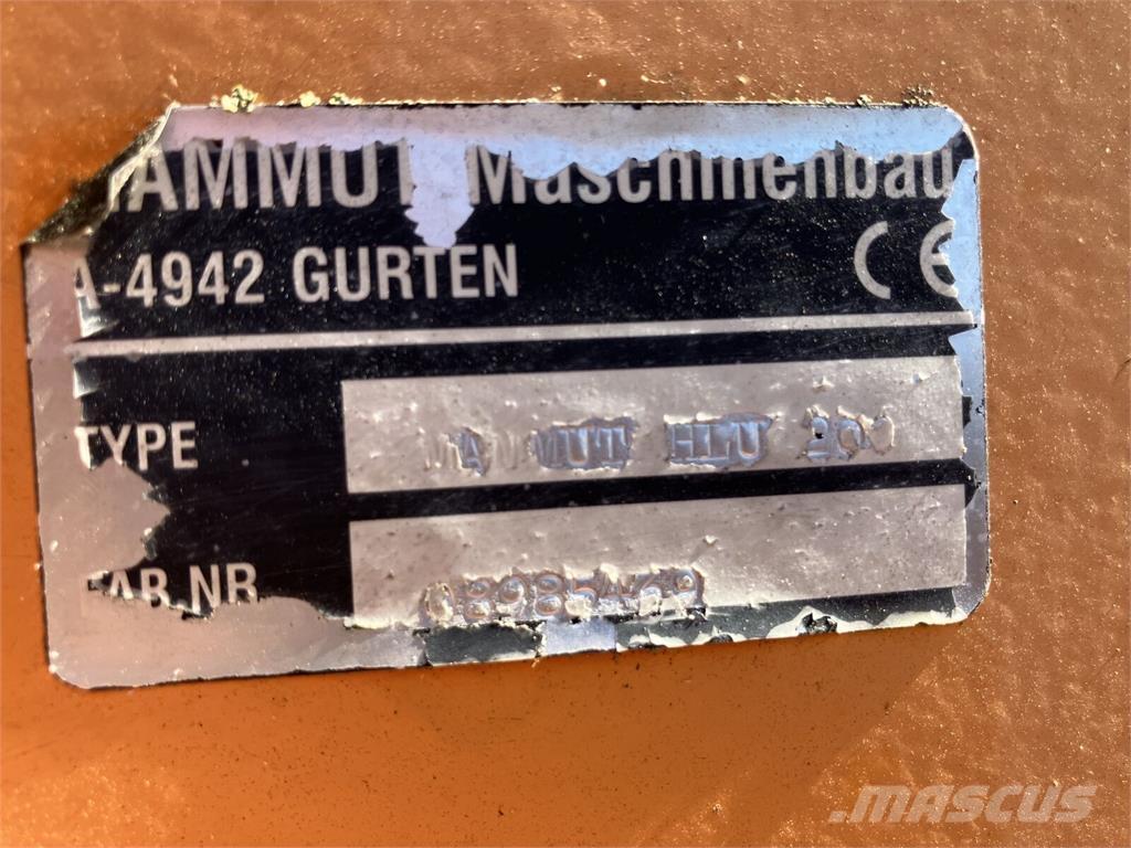 Mammut HLU 200 Frontladerzubehör