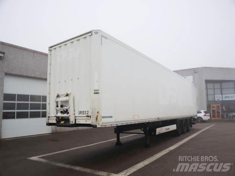 Krone 3 aks bokstrailer Kofferauflieger