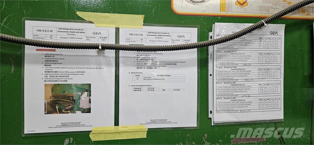  ACCURPRESS 732012 Sonstige Baumaschinen