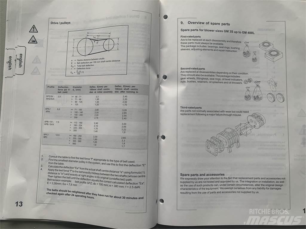 Aerzen GM80L Andere Zubehörteile
