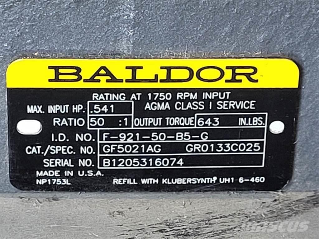 Baldor GF5021AG Sonstige Baumaschinen