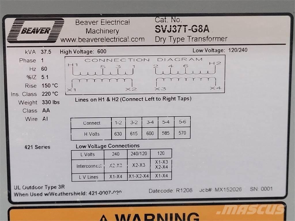 BEAVER SVJ37T-G8A Sonstige Baumaschinen