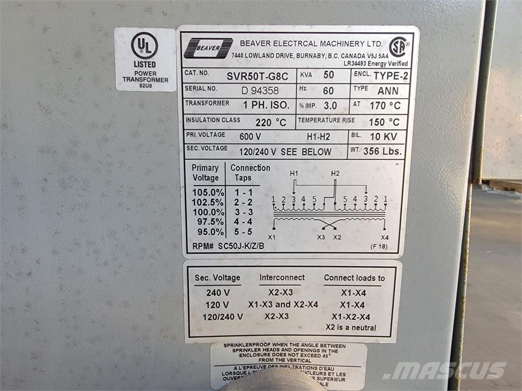  BEAVER SVR50T-G8C Sonstige Baumaschinen