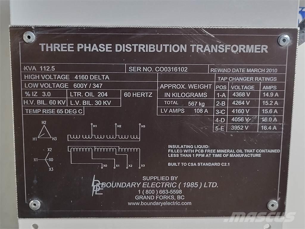  BOUNDARY ELECTRIC Sonstige Baumaschinen