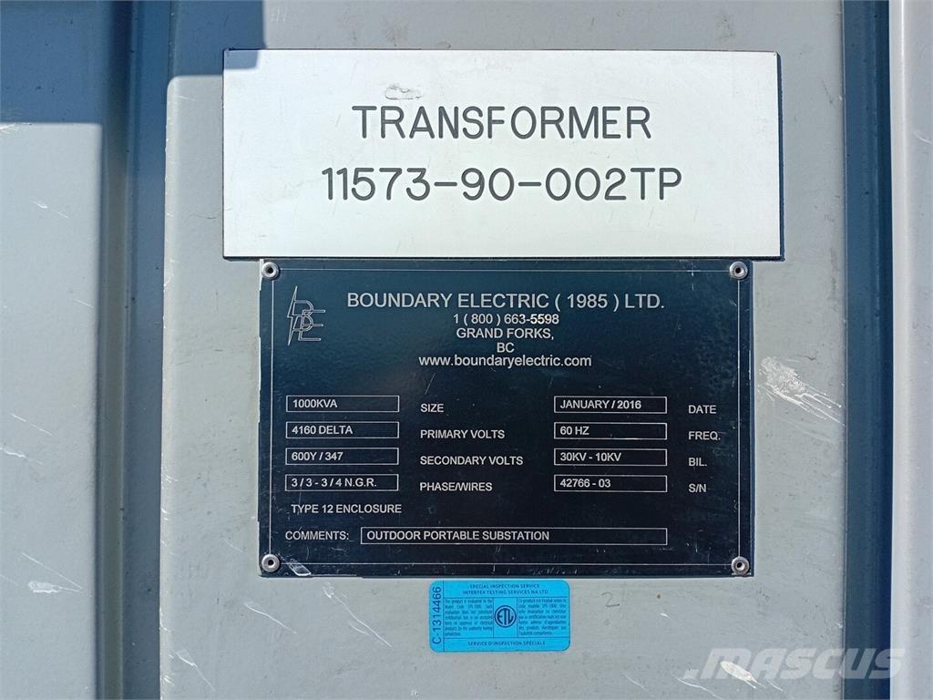  BOUNDARY ELECTRIC Sonstige Baumaschinen