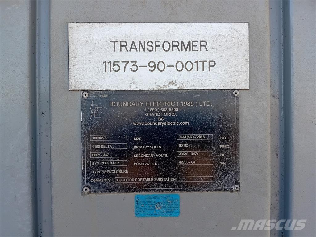  BOUNDARY ELECTRIC Sonstige Baumaschinen