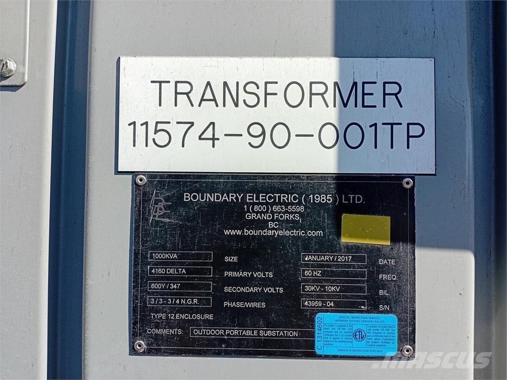  BOUNDARY ELECTRIC Sonstige Baumaschinen