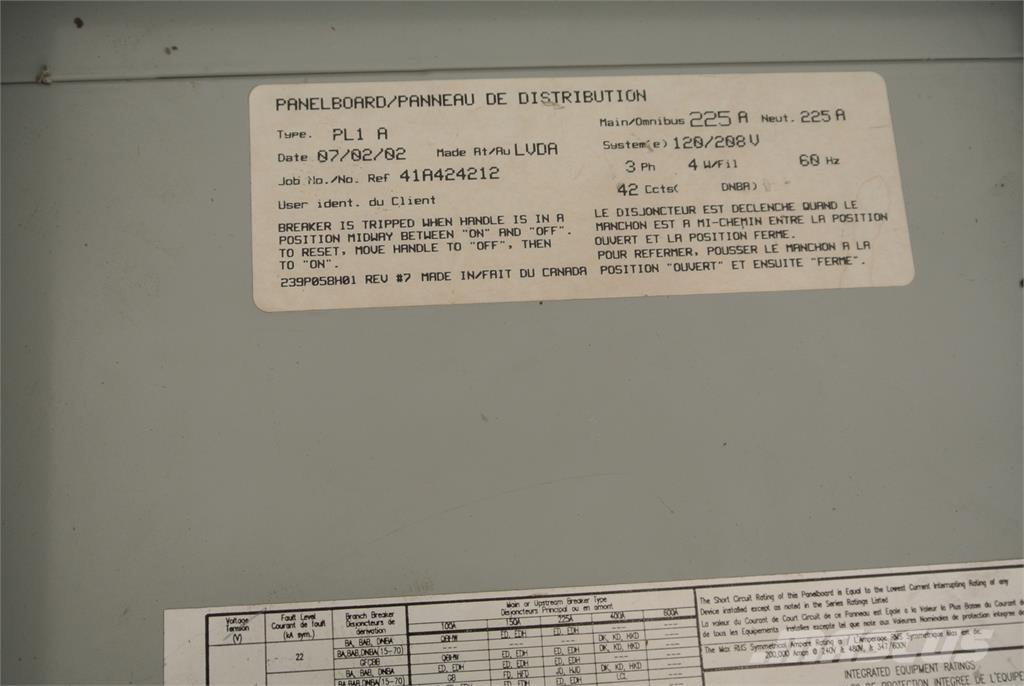  CUTLER-HAMMER PL1 A Sonstige Baumaschinen