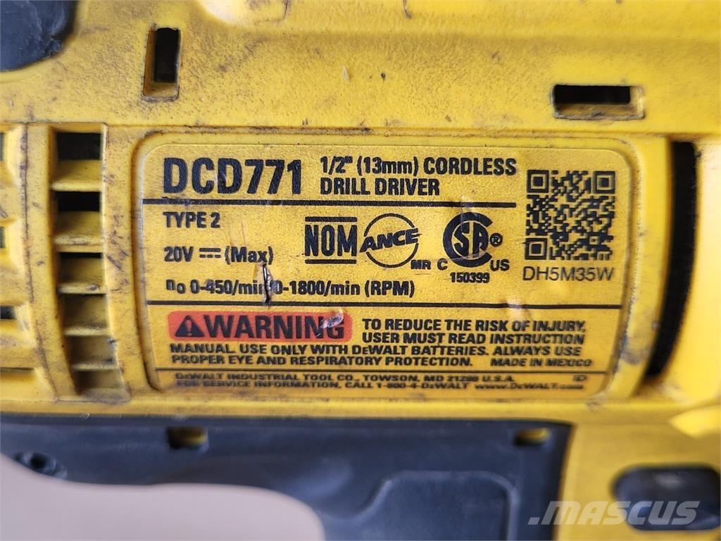 DeWalt DCD771 Sonstige Baumaschinen