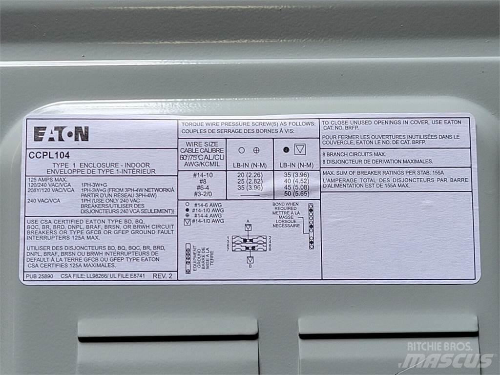 Eaton CCPL104 Sonstige Baumaschinen