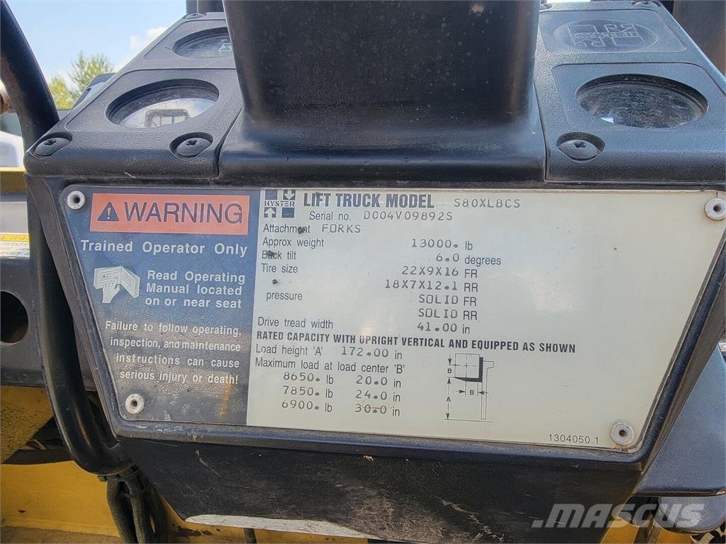 Hyster S80XLBCS Sonstige Baumaschinen