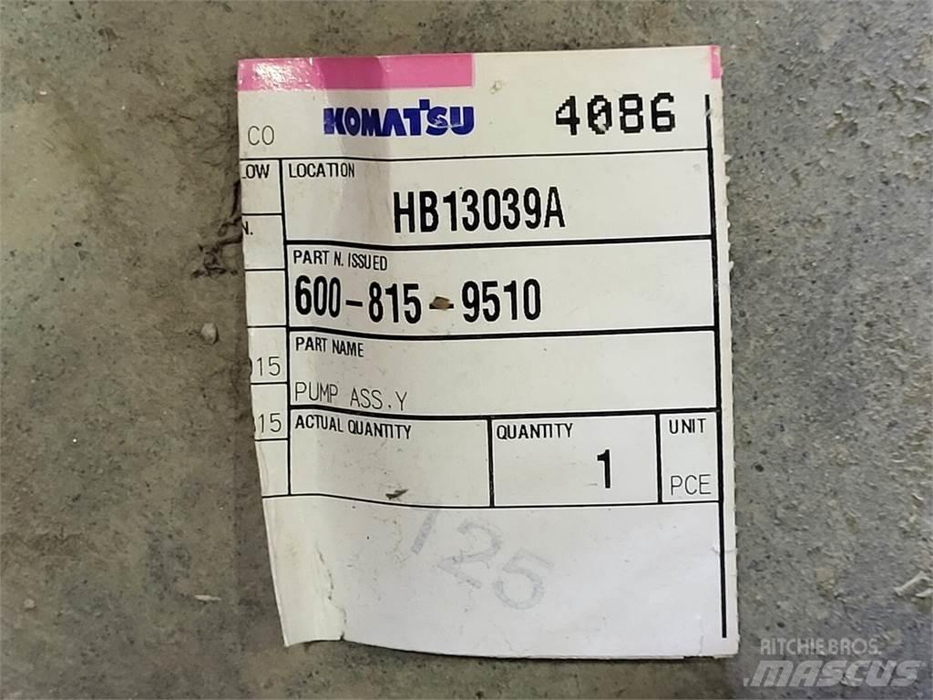 Komatsu 600-815-9510 Wasserpumpen