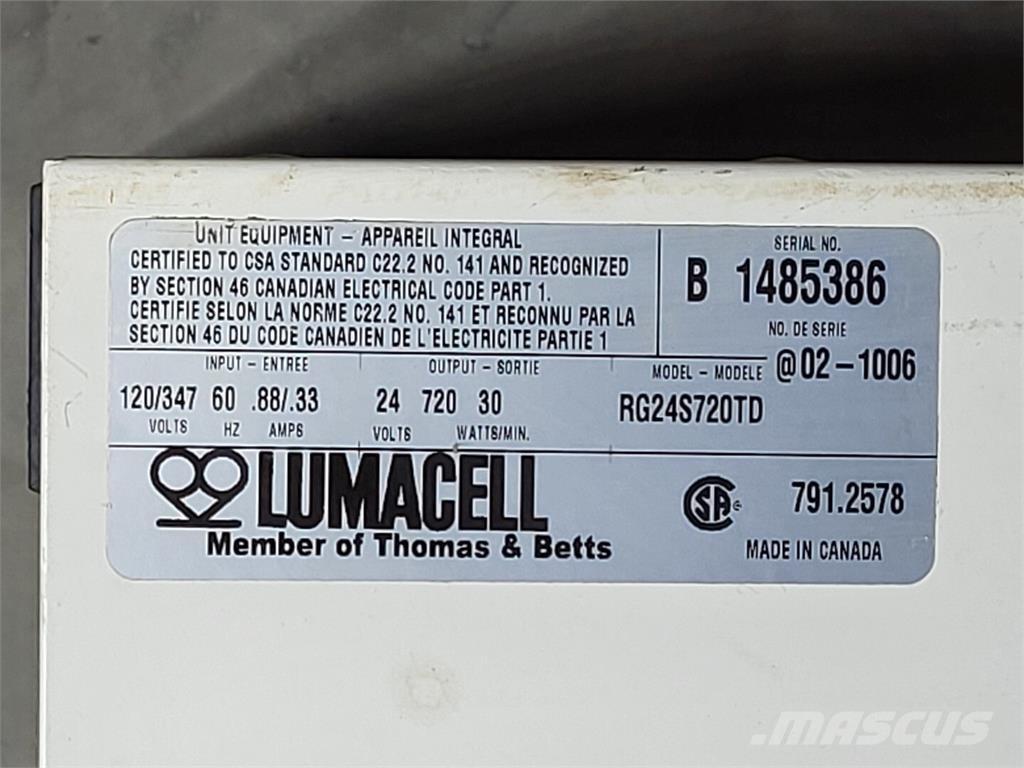  LUMACELL RG24S720TD Batterijen
