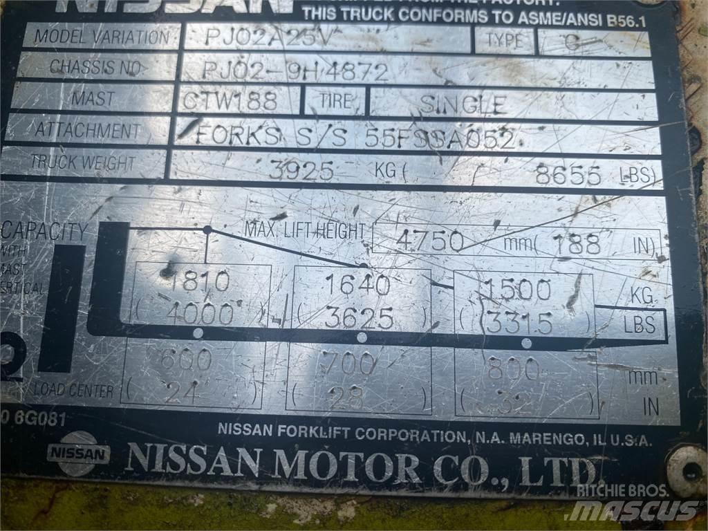 Nissan PJO2A25V Sonstige Baumaschinen