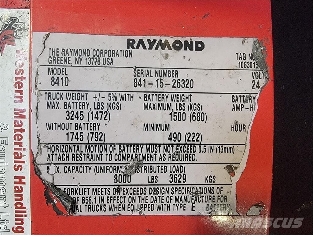 Raymond 8410 Sonstige Baumaschinen