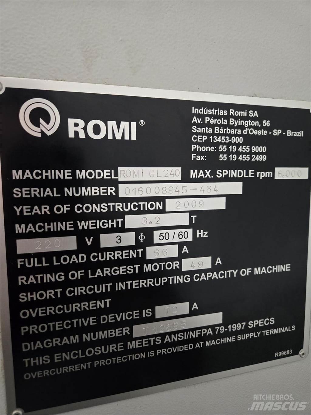  ROMI GL240 Sonstige Baumaschinen