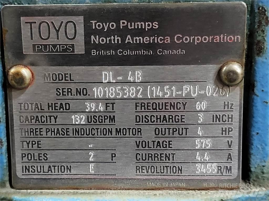 Toyo PUMPS DL-4B Wasserpumpen