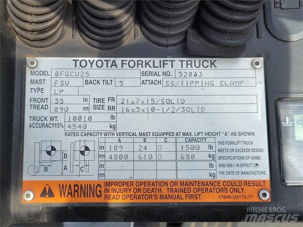 Toyota 8FGCU25 Sonstige Baumaschinen
