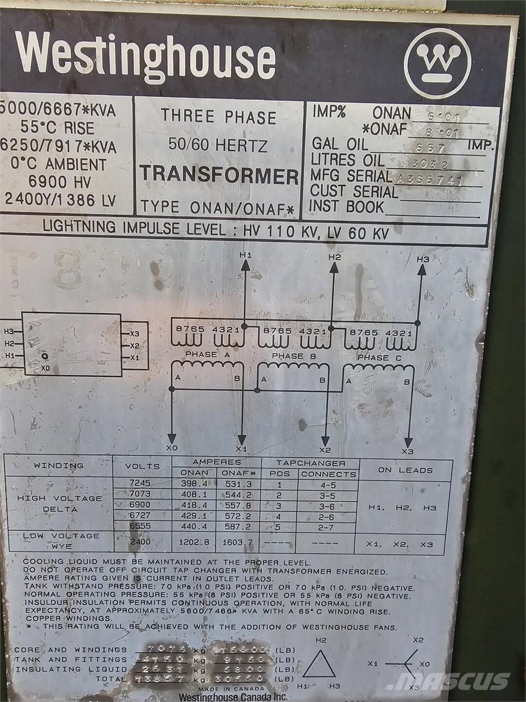 Westinghouse  Sonstige Baumaschinen