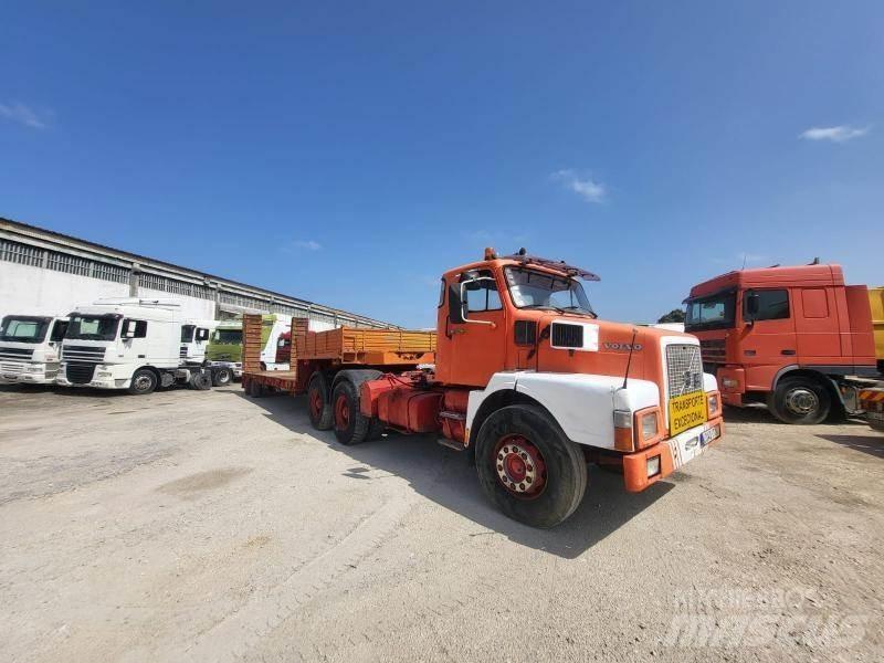 Volvo N12 Pritschenwagen/Pritschenwagen mit Seitenklappe