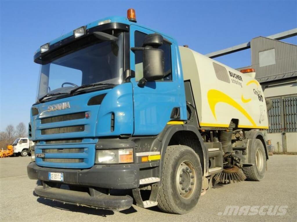 Scania P 230 Bucher Kehrmaschine