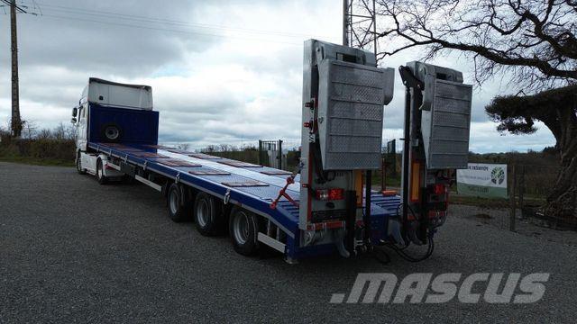  GVN 3 AXLE FLATBED Tieflader-Auflieger
