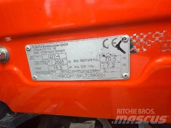 Kubota U 27-4 Minibagger < 7t