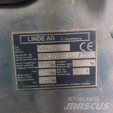 Linde H20 Diesel heftrucks