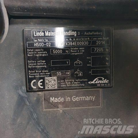 Linde H50D-02 Diesel heftrucks