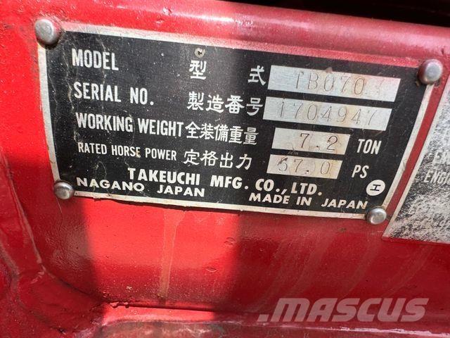 Takeuchi TB070 Minibagger < 7t