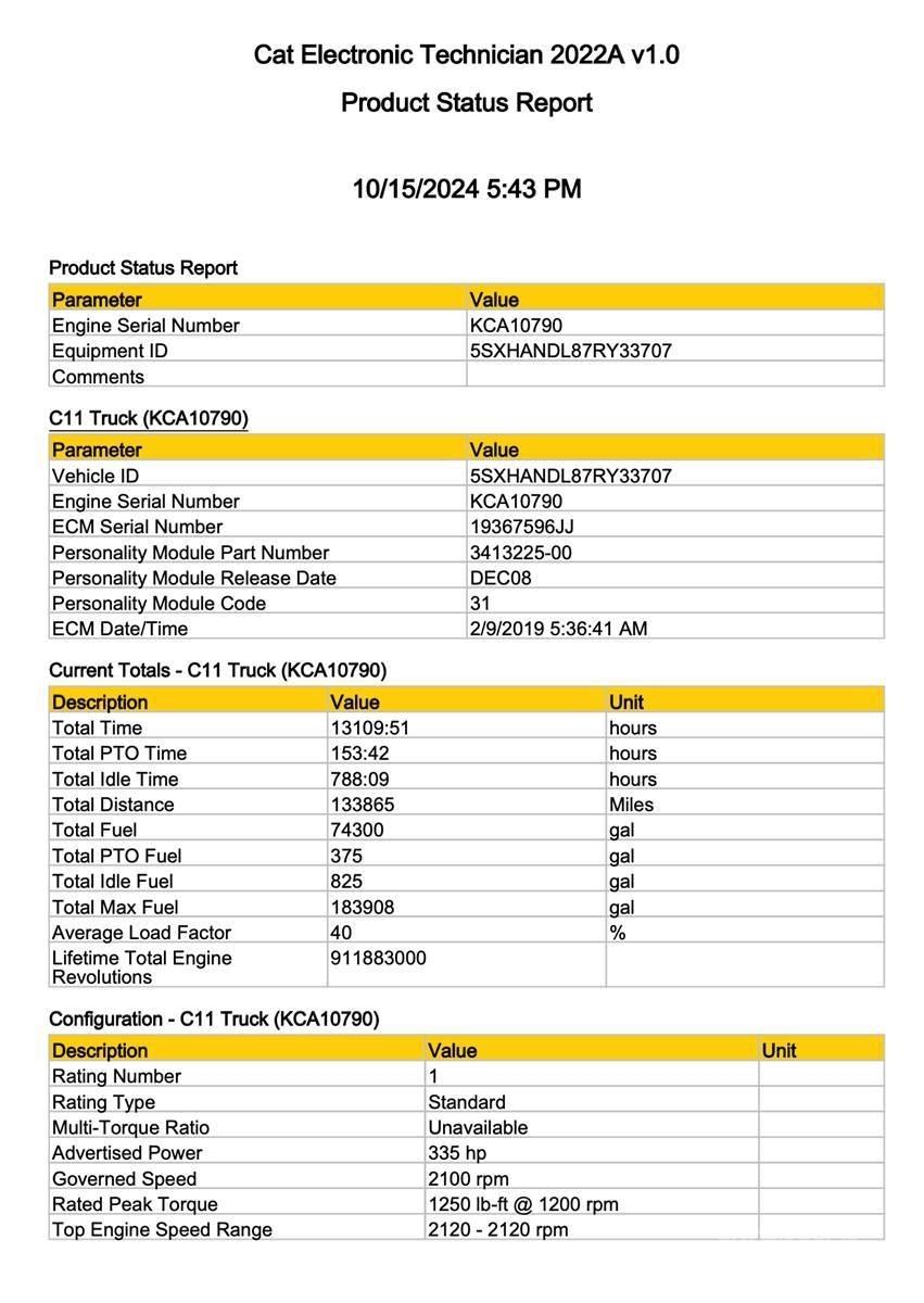 CAT C11 Elektronik
