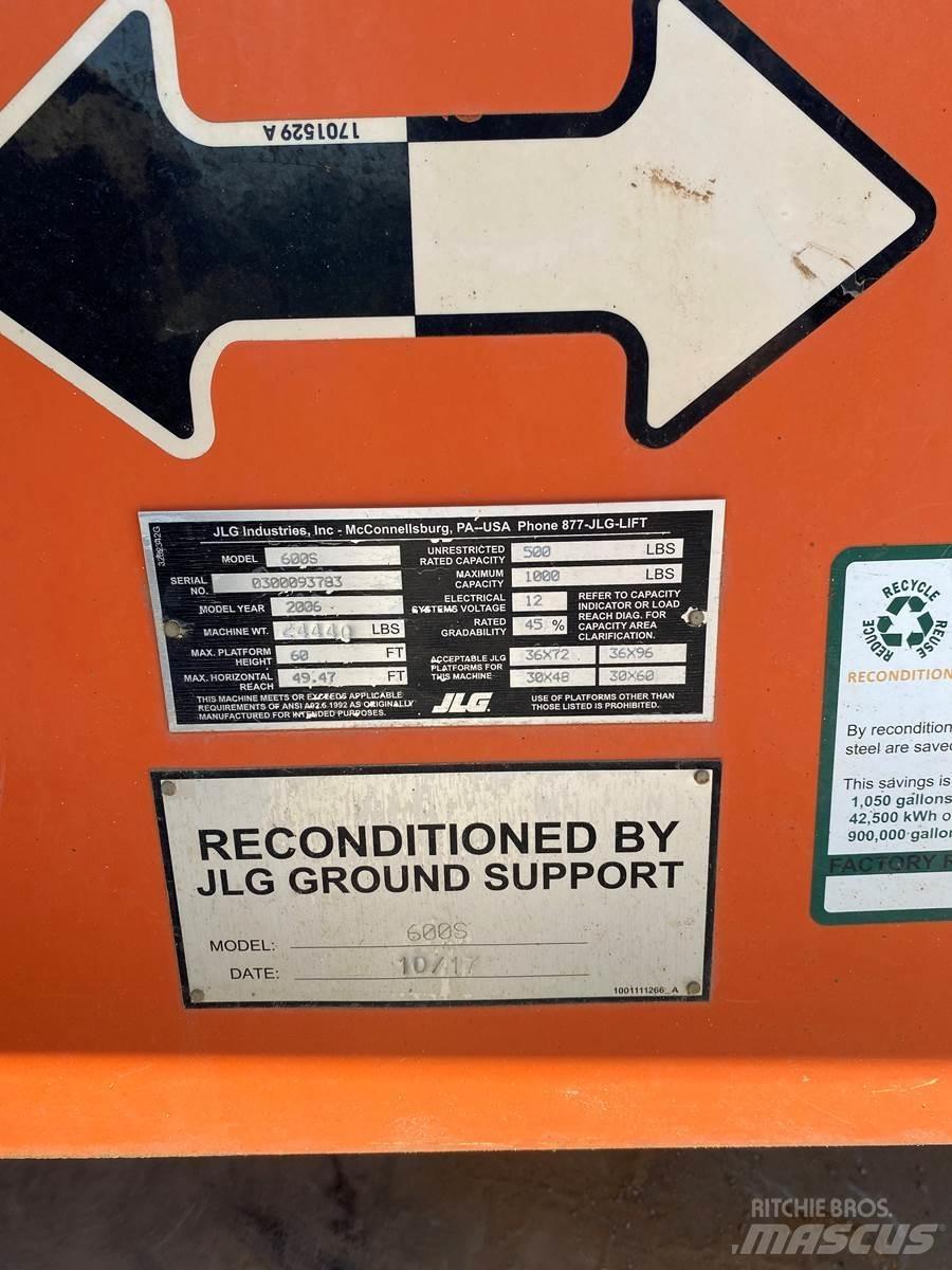 JLG 600S Teleskopbühnen