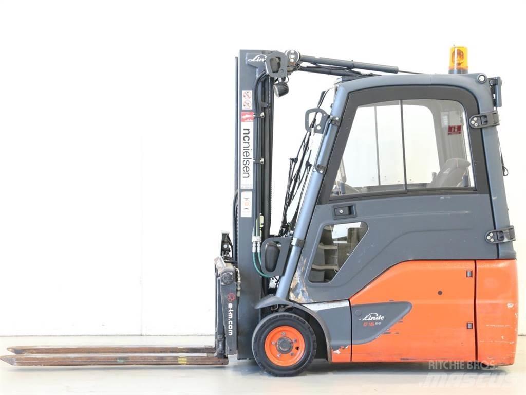 Linde E16/386-02 EVO Elektrische heftrucks