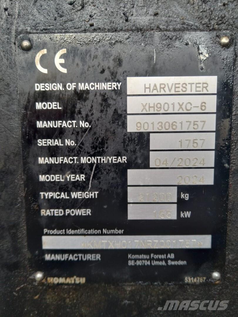 Komatsu 901 XC Harvester