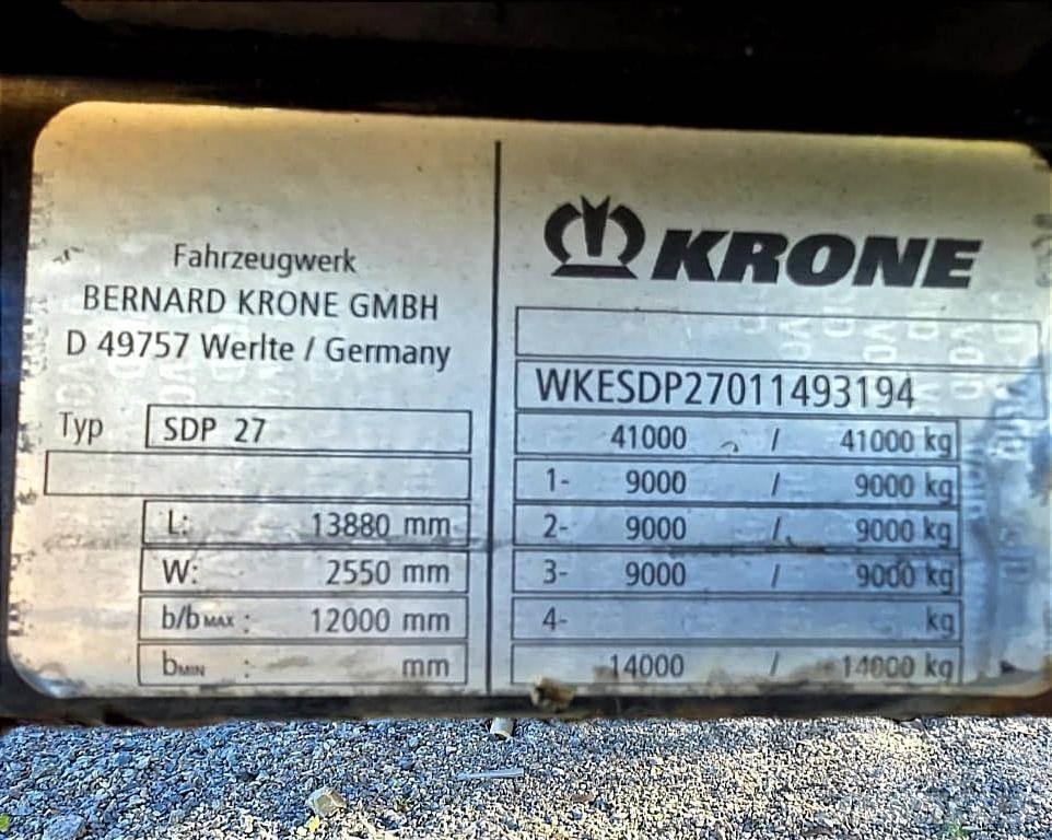 Krone SDP 27 Curtainsiderauflieger