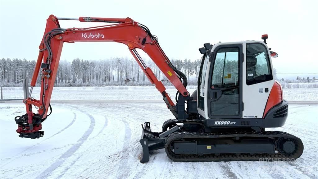 Kubota KX080-3 Midibagger  7t - 12t