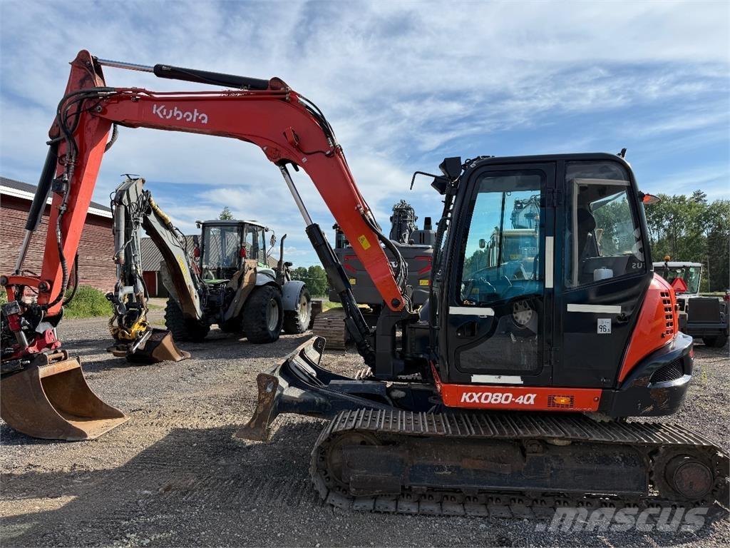 Kubota KX080-4 Midibagger  7t - 12t