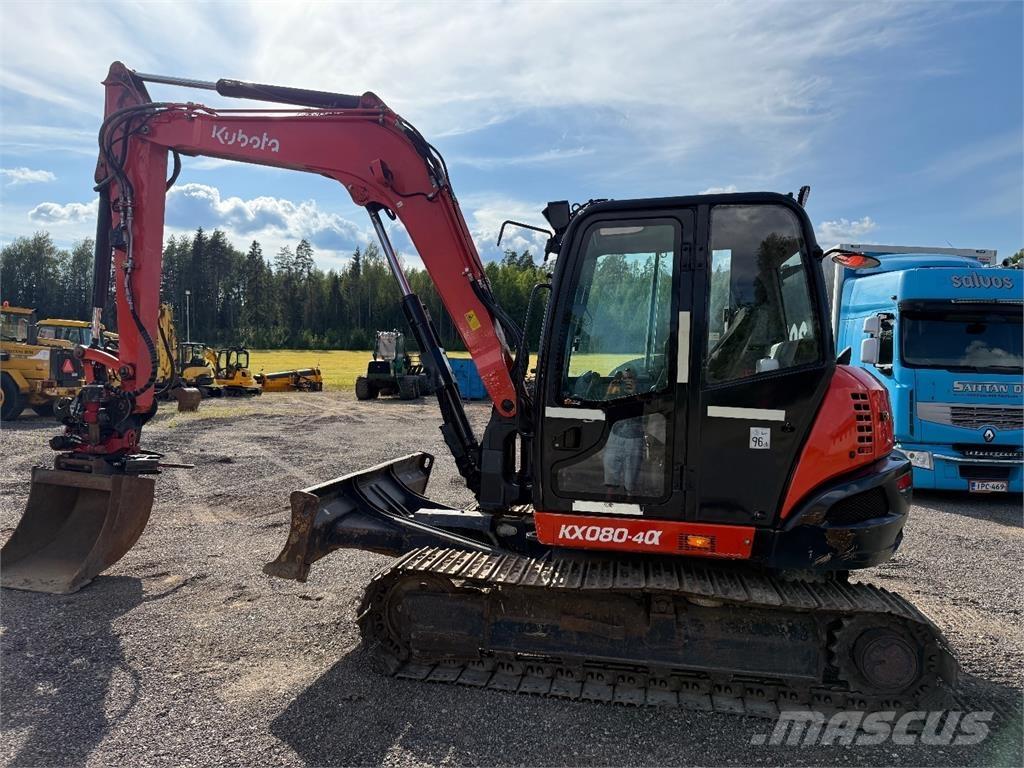 Kubota KX080-4 Midibagger  7t - 12t