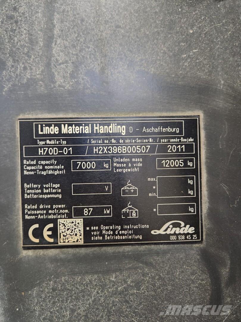 Linde H70D-01 Diesel heftrucks