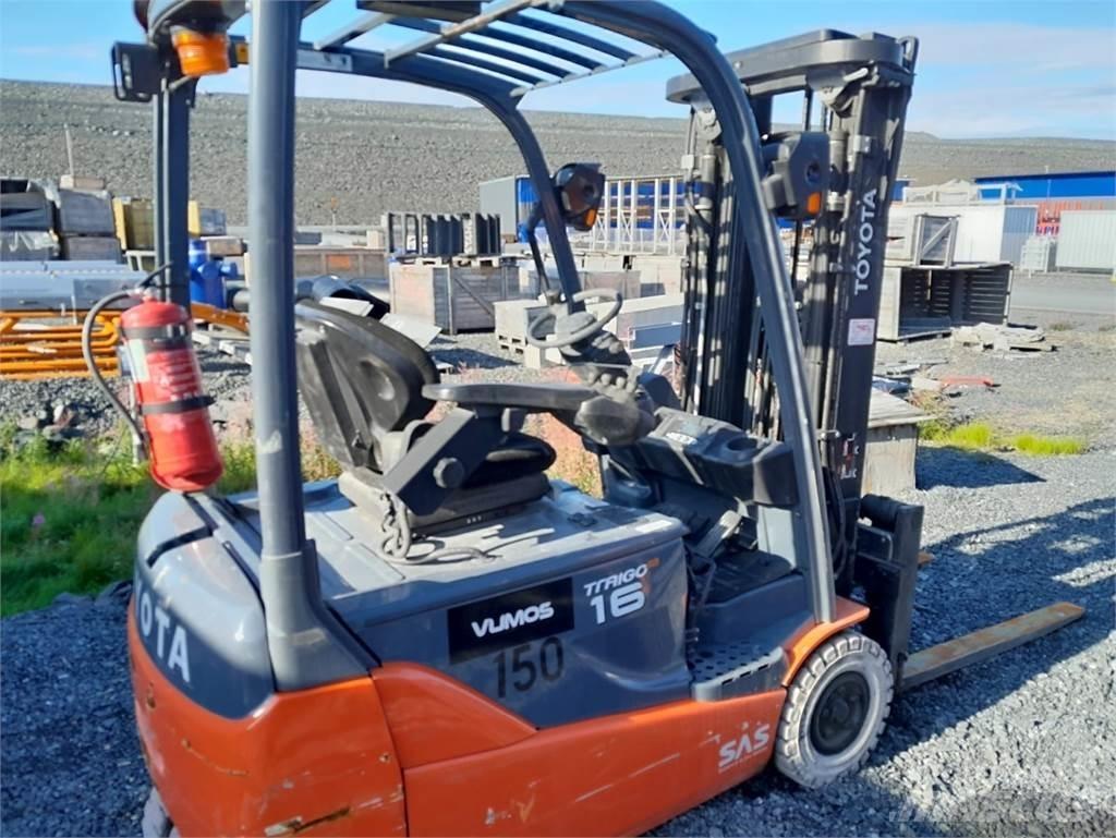 Toyota 8FBET16 Elektrische heftrucks