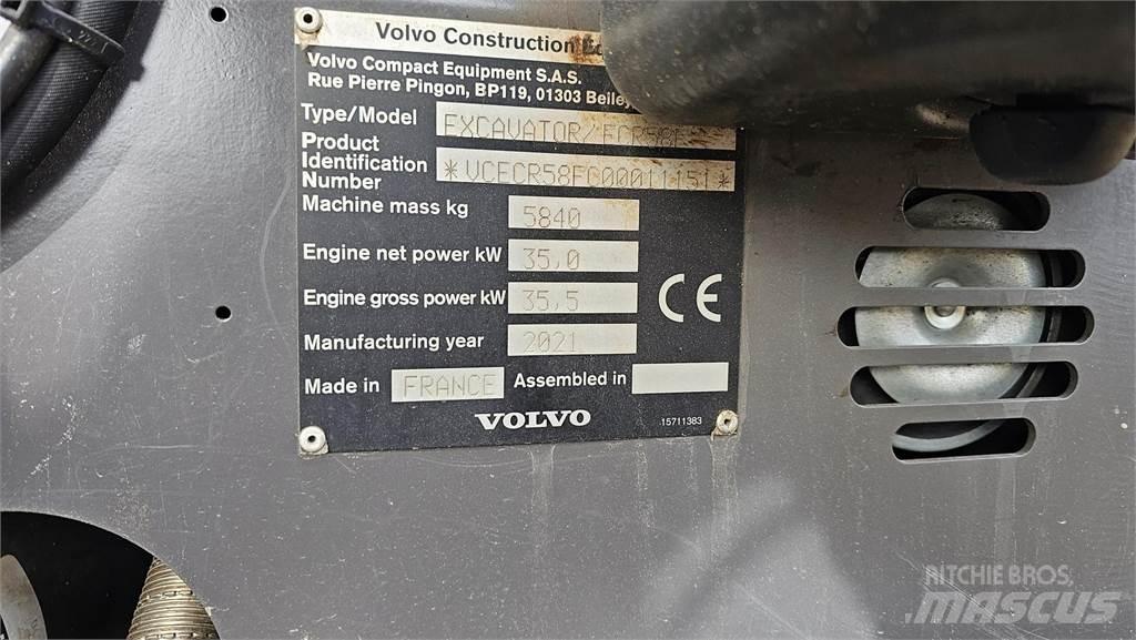 Volvo ECR 58 F Minibagger < 7t