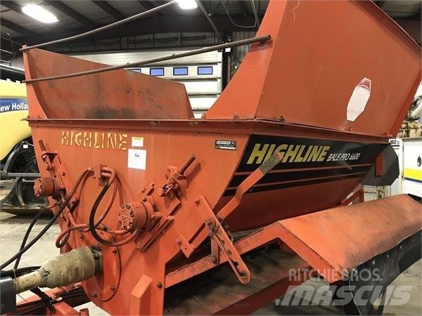 Highline 6600 Ballenschredder, -schneider und -wickler