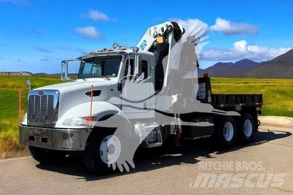 Peterbilt 348 Pritschenwagen/Pritschenwagen mit Seitenklappe