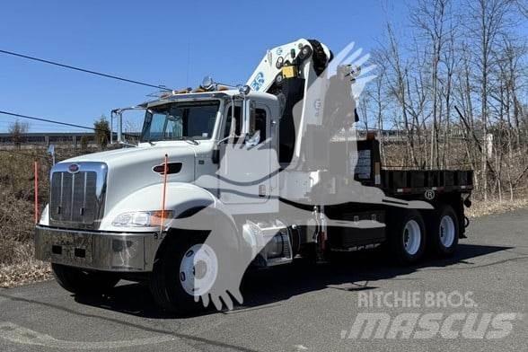 Peterbilt 348 Pritschenwagen/Pritschenwagen mit Seitenklappe