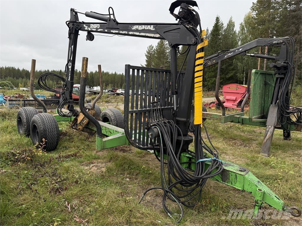 Cranab 1000 m. 260 Kran Forstanhänger