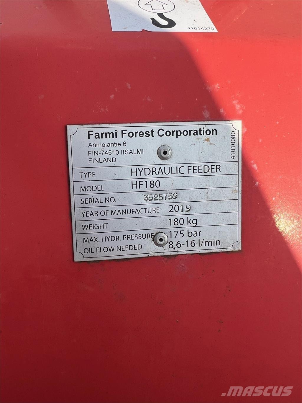 Farmi CH182 FLISHUGG Holzspalter